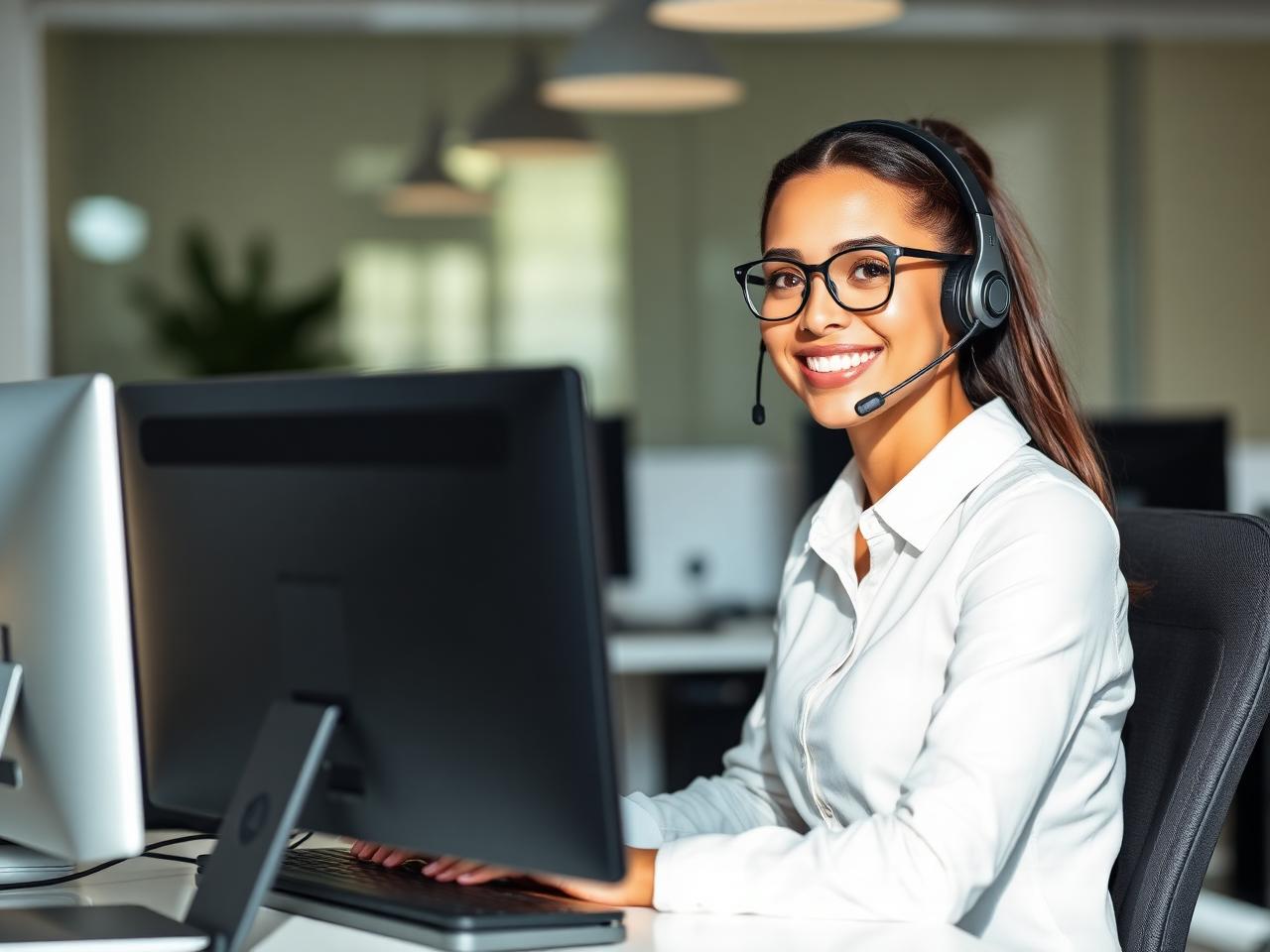 Friendly RemitAssist Hub advisor ready to assist with money transfer questions